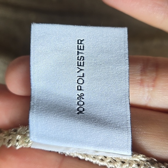 Saks Fifth Avenue Gold Sequin Cardigan - Picture 6 of 8